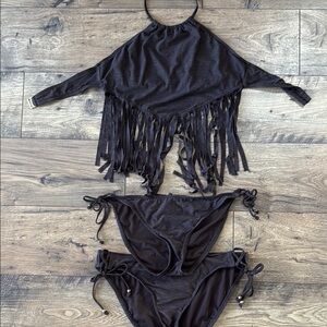 Wilfred Charcoal Bikini Set